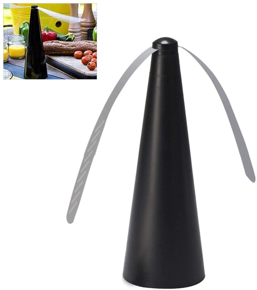 Ventilador repelente de moscas, repelente de moscas ecológico, ventilador pequeño repelente de moscas Flycatcher eléctrico sin olor Mantener alejadas las moscas Ventilador para alimentos Camping